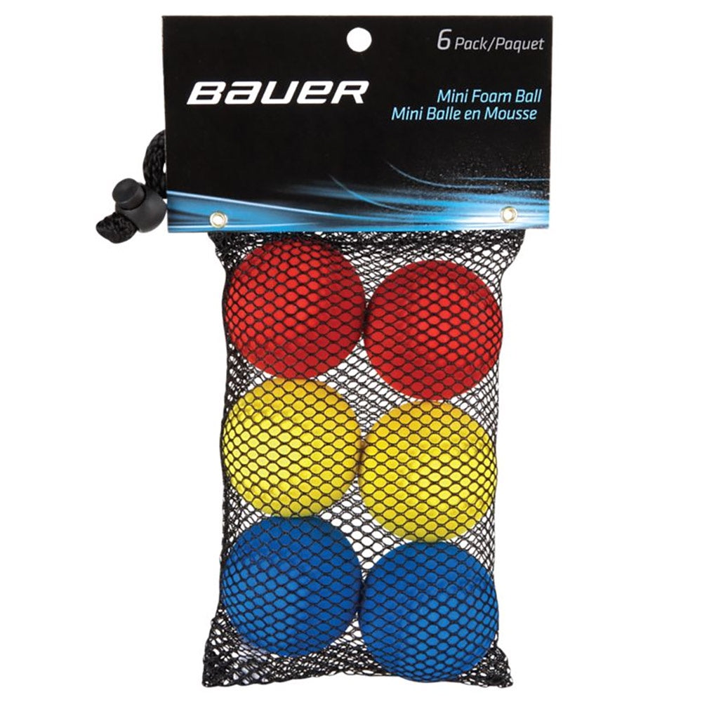 Bauer Mini Foam Ball 6-Pack
