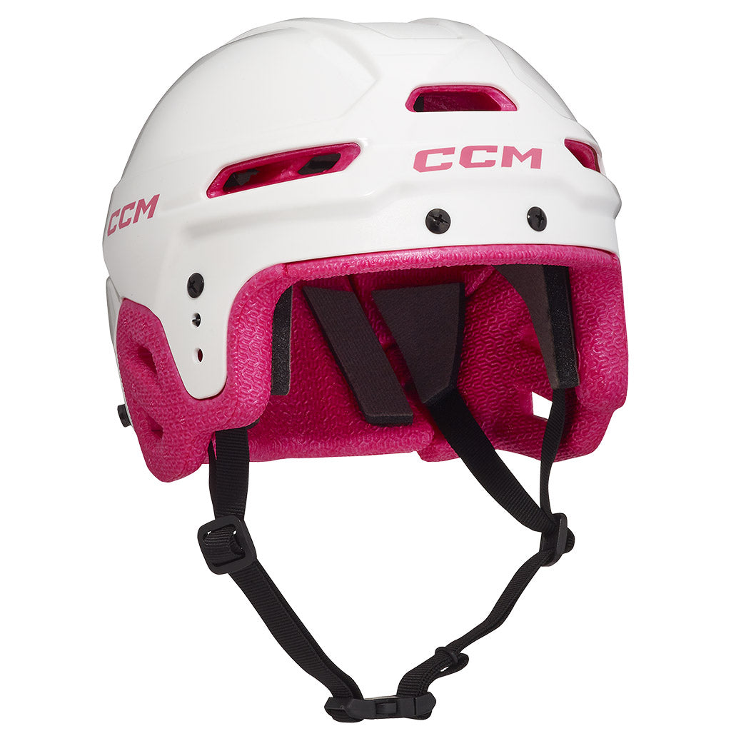 CCM Multi-Sport Youth Helmet - White/Pink