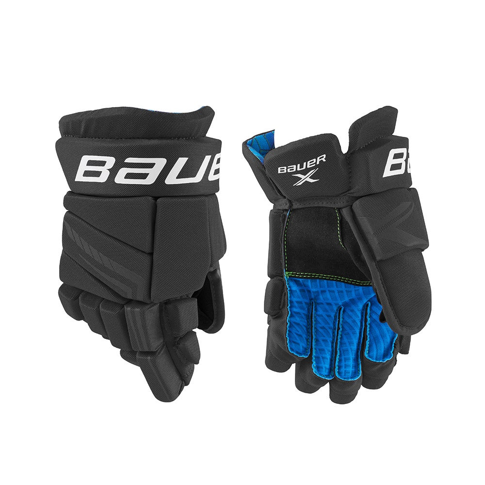 Bauer X Junior Ice Hockey Gloves Black/White