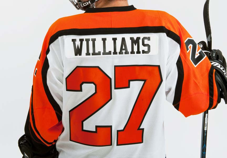 Custom Hockey Jerseys: Numbering, Lettering, & Logo Materials ...