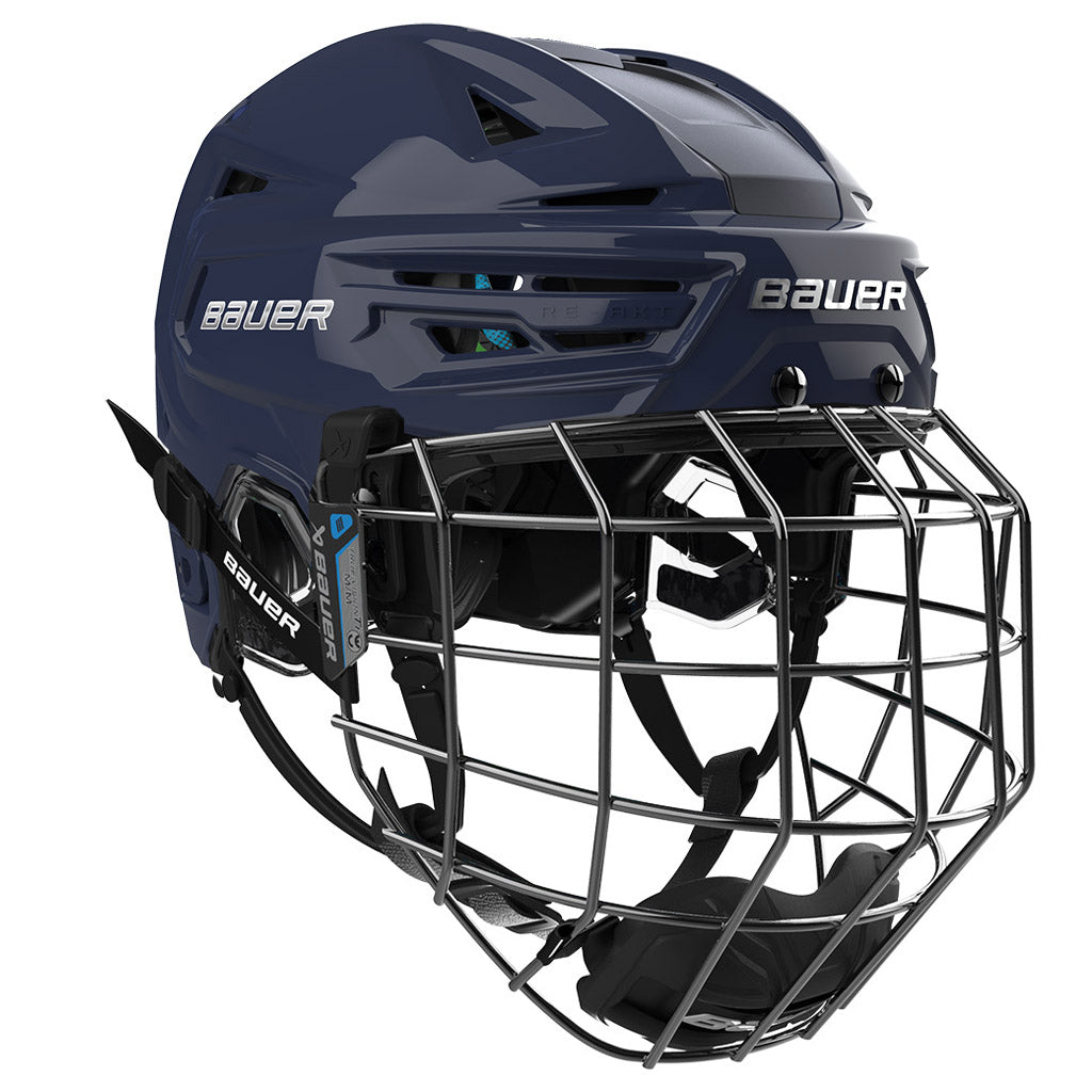 Bauer Re-akt 155 Ice Hockey Helmet with Facemask