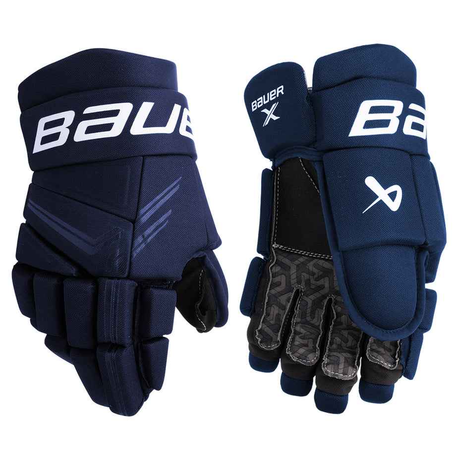 Bauer X Hockey Gloves - Senior - Navy