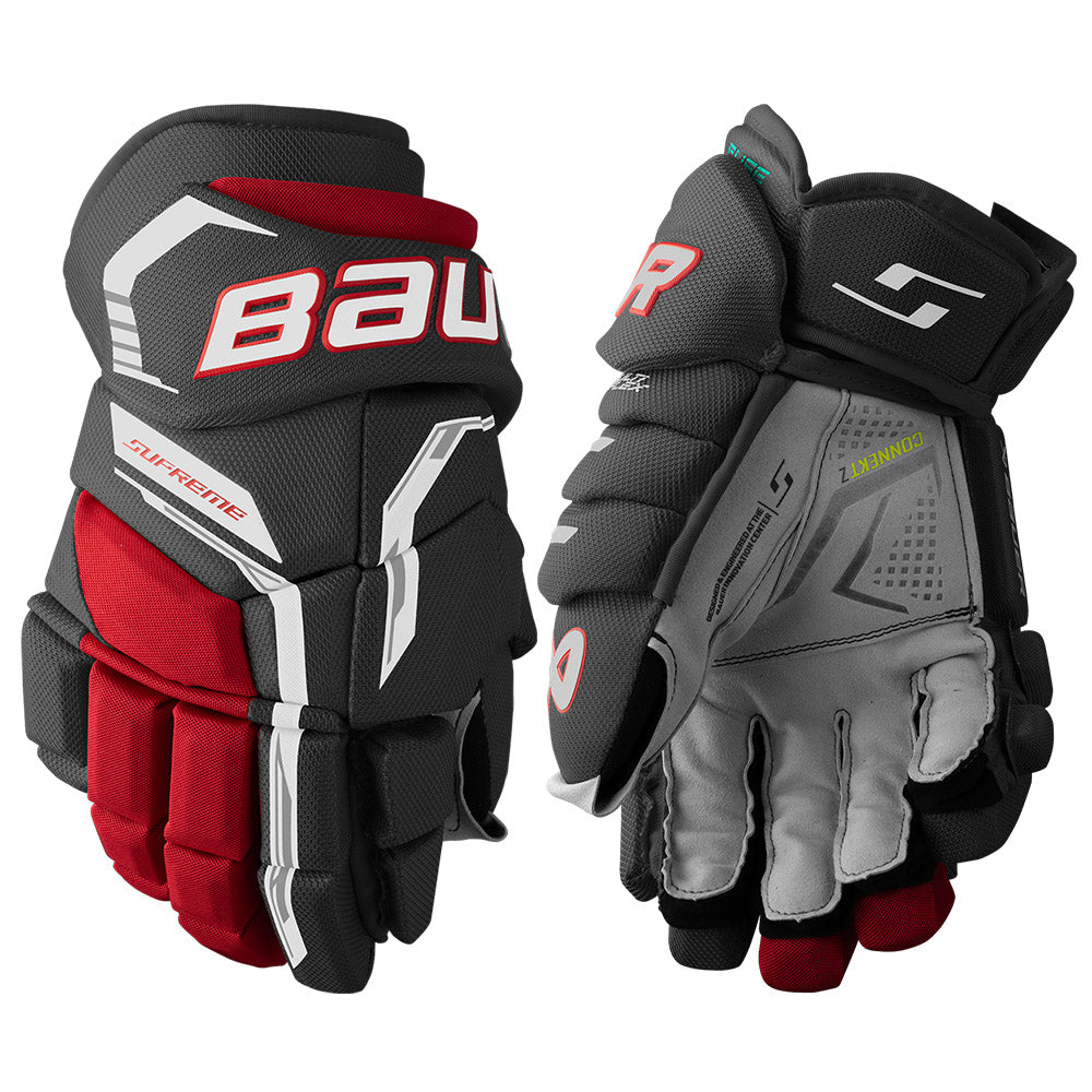 Bauer Supreme Fuse Hockey Gloves - Senior - Navy/Red/White