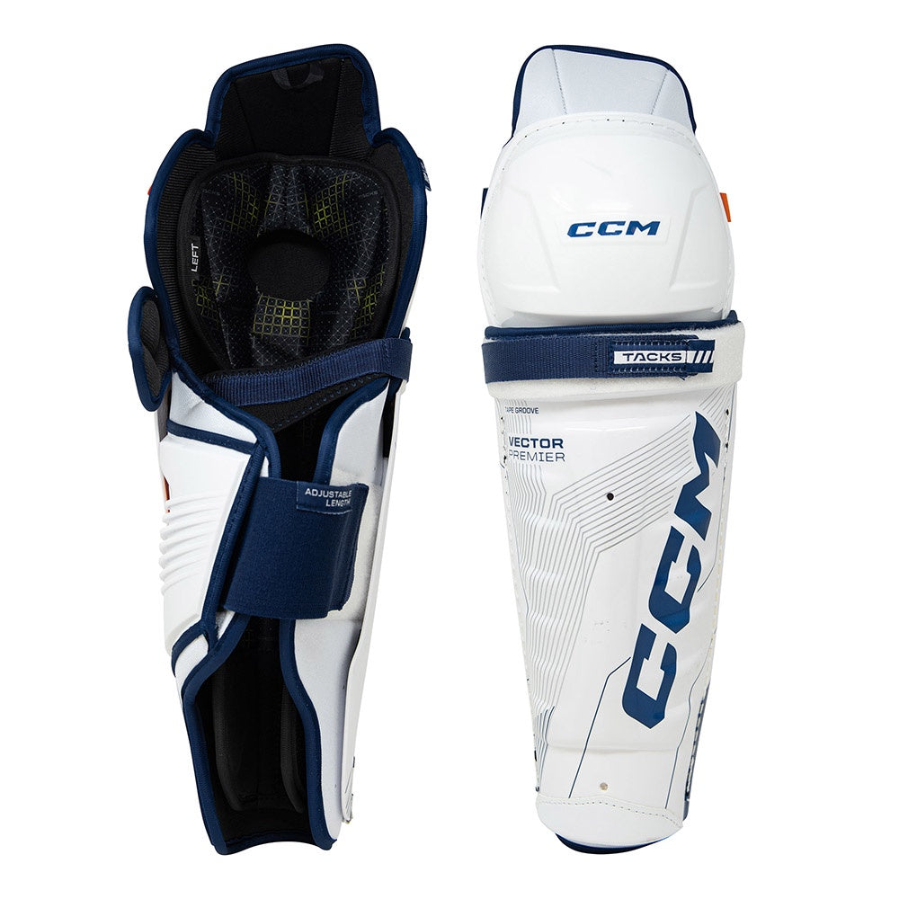 CCM Tacks Vector Premier 2024 Junior Ice Hockey Shin Guards