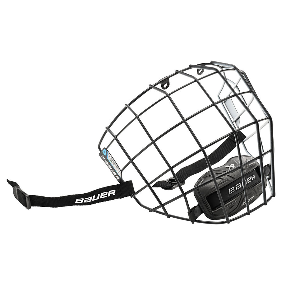 Bauer Certified Hockey Helmet Black HH3000M shops TRUE VISION Face Cage FM4000M Size M