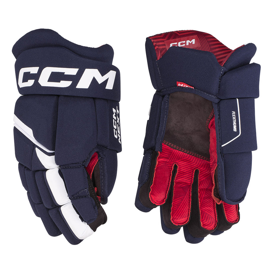 ccm hockey handschuhe CCM Next Hockey Gloves - Youth - Navy/White