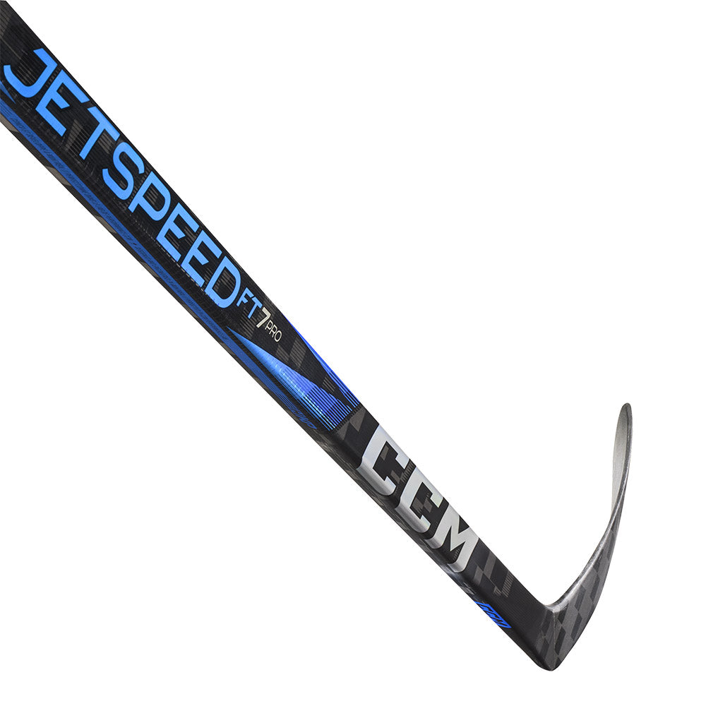 CCM Jetspeed FT7 Pro Intermediate Ice Hockey Stick - Blue