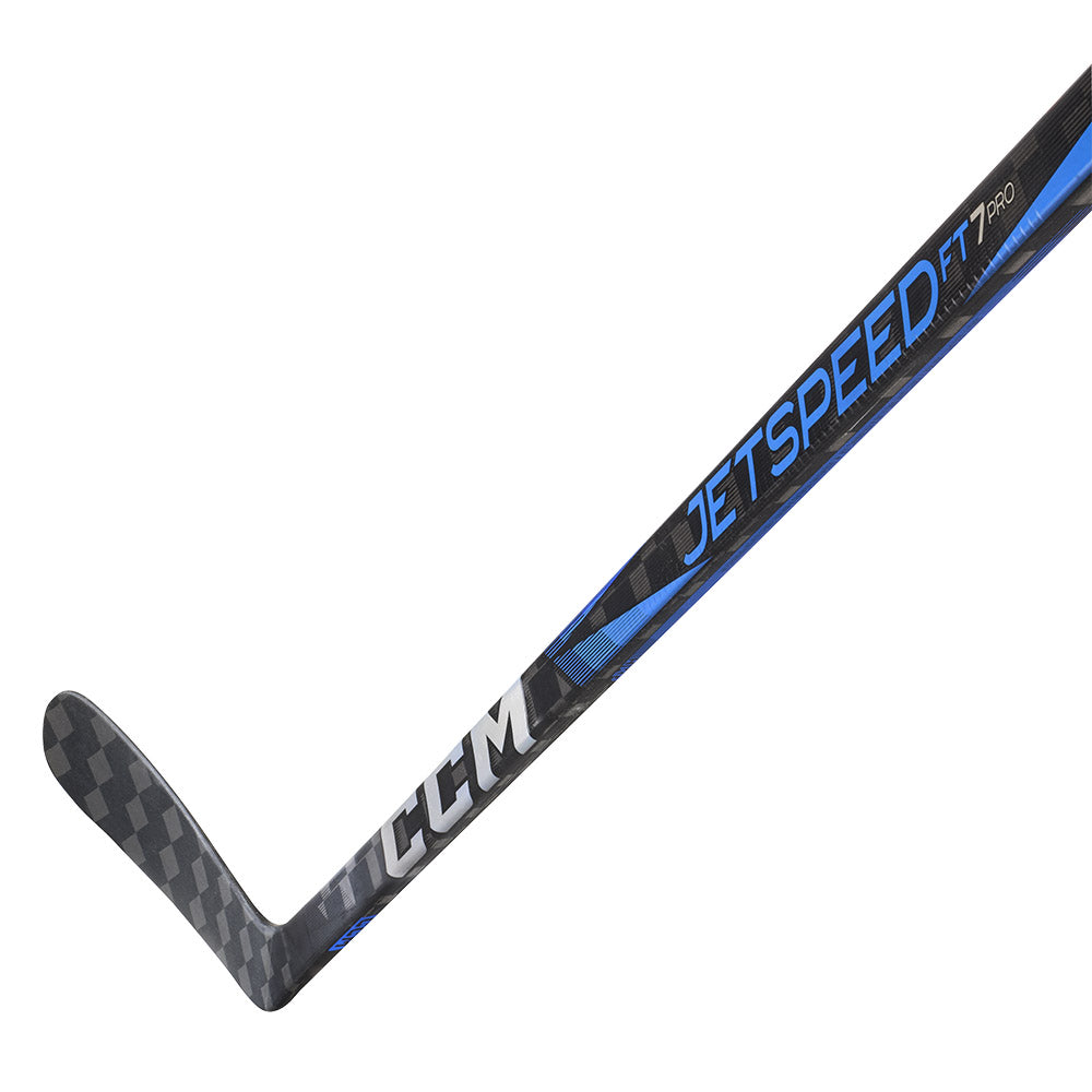 CCM Jetspeed FT7 Pro Intermediate Ice Hockey Stick - Blue