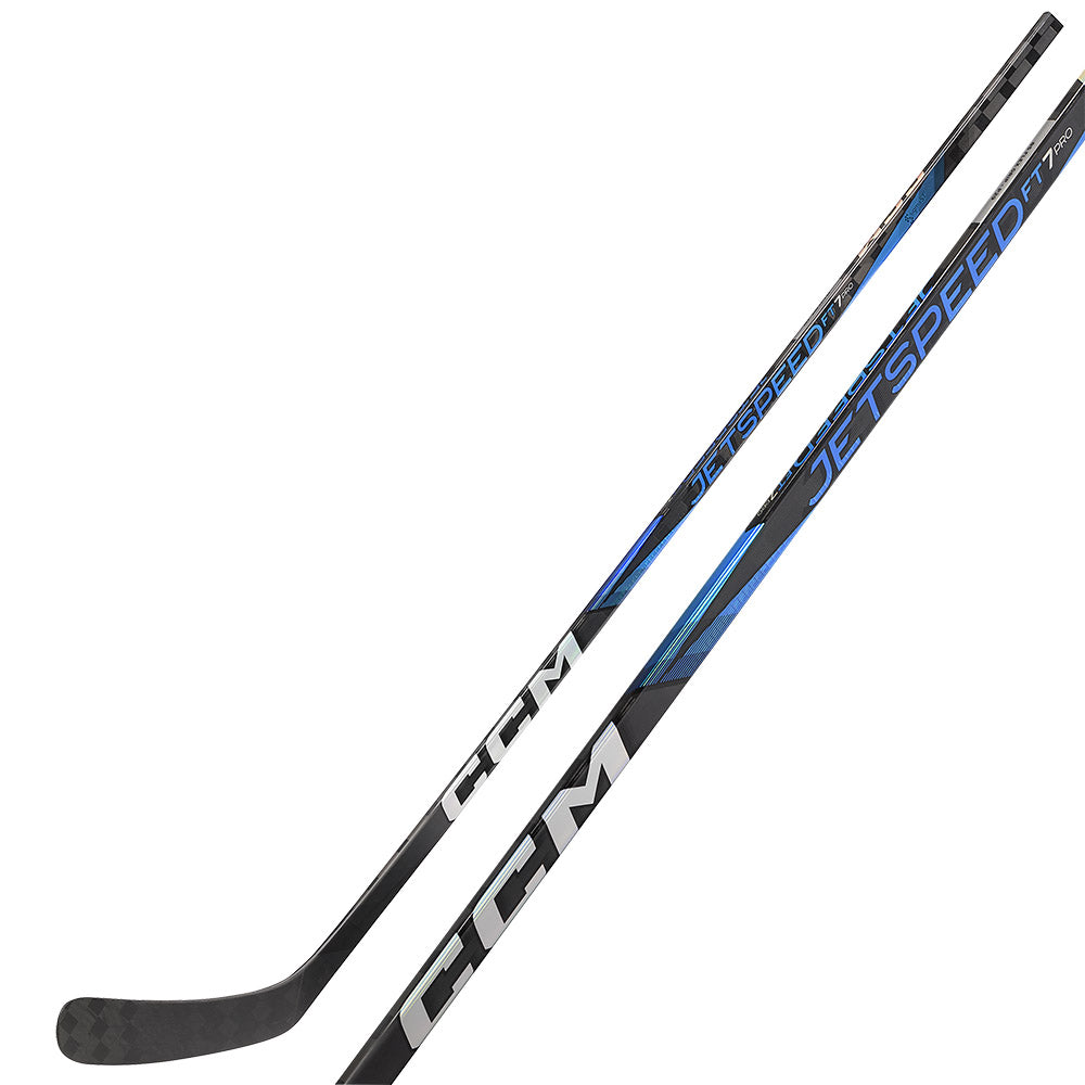 CCM Jetspeed FT7 Pro Intermediate Ice Hockey Stick - Blue