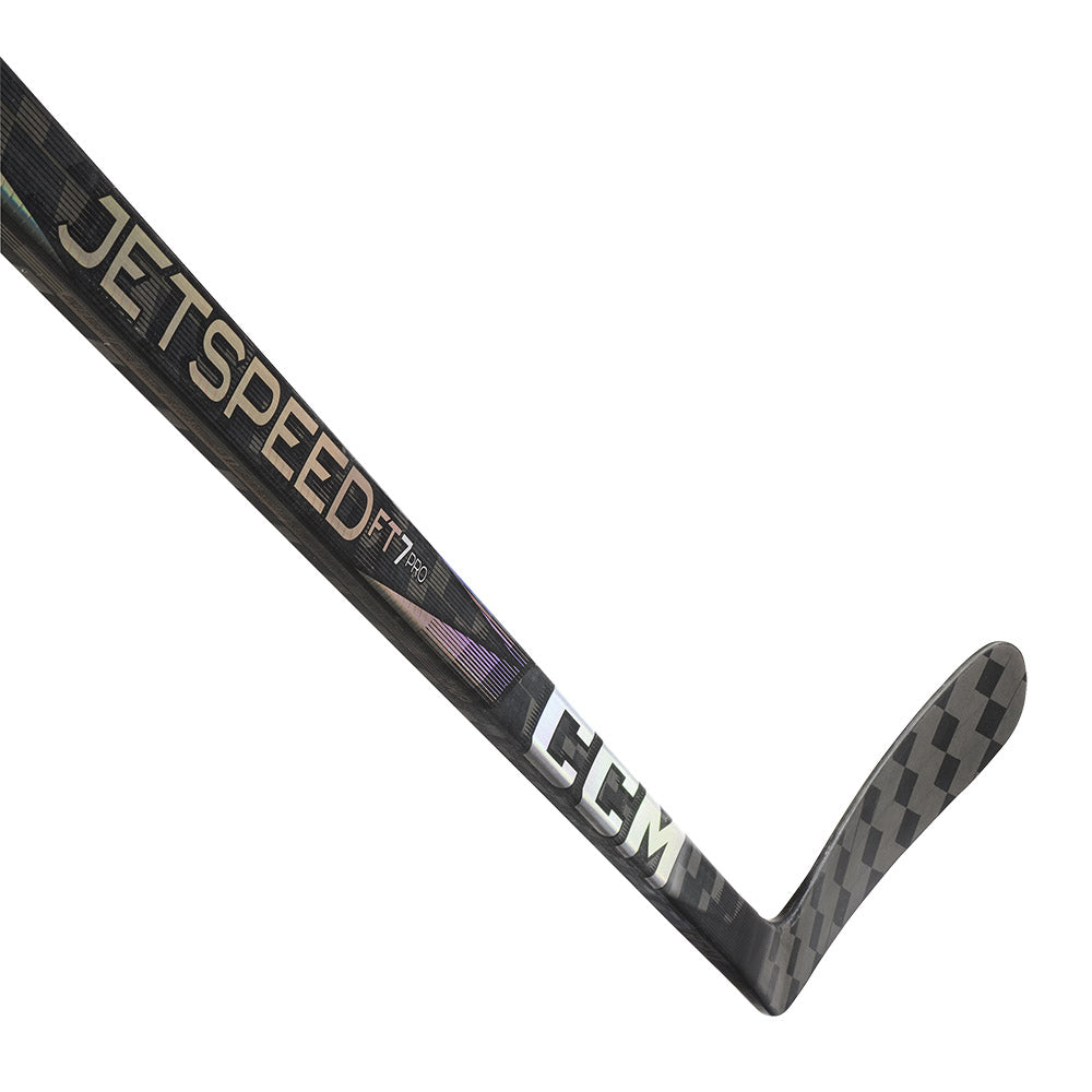 CCM Jetspeed FT7 Pro Junior Ice Hockey Stick - Chrome