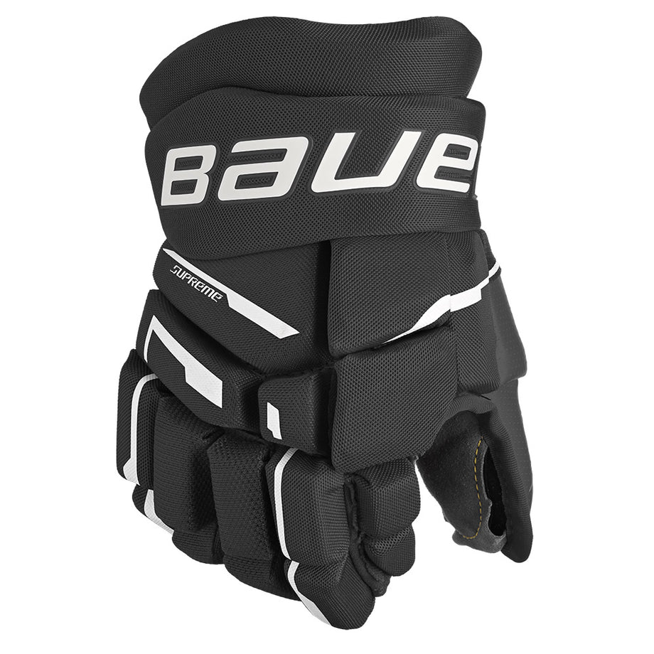 Bauer Supreme M3 Hockey Glove - Junior - Black/White