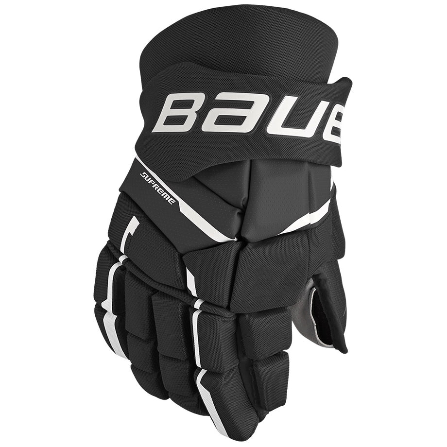 Bauer Supreme M3 Hockey Glove - Senior - Black/White