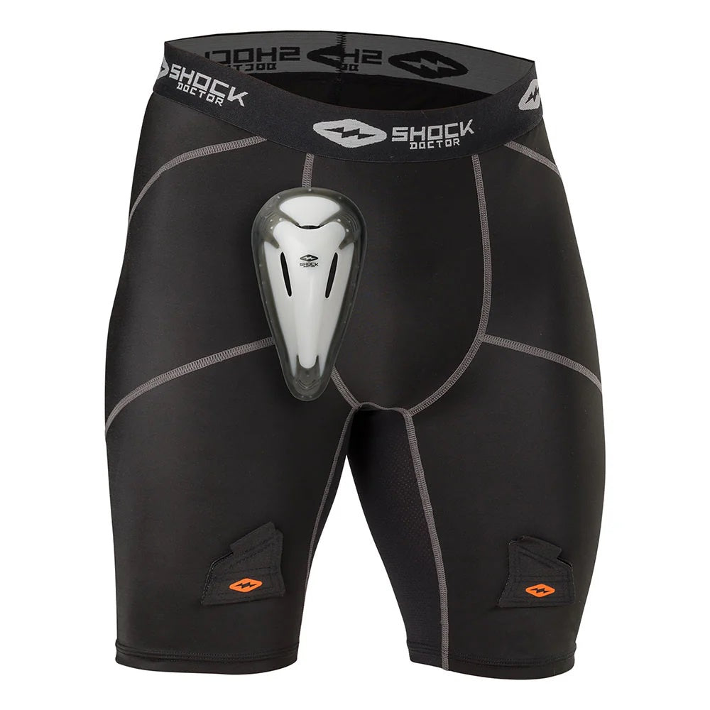 Shock Doctor Compression Hockey Short w/BioFlex Cup S24 - Mens/Boys