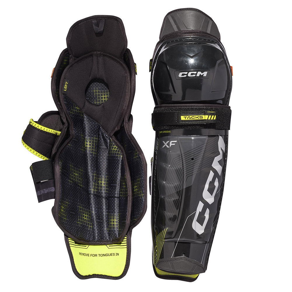 CCM Tacks XF Junior Ice Hockey Shin Guards