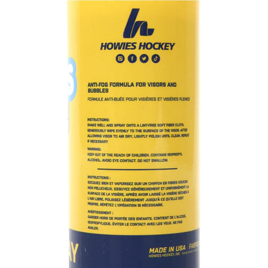Howies Anti-Fog Visor Spray – Discount Hockey