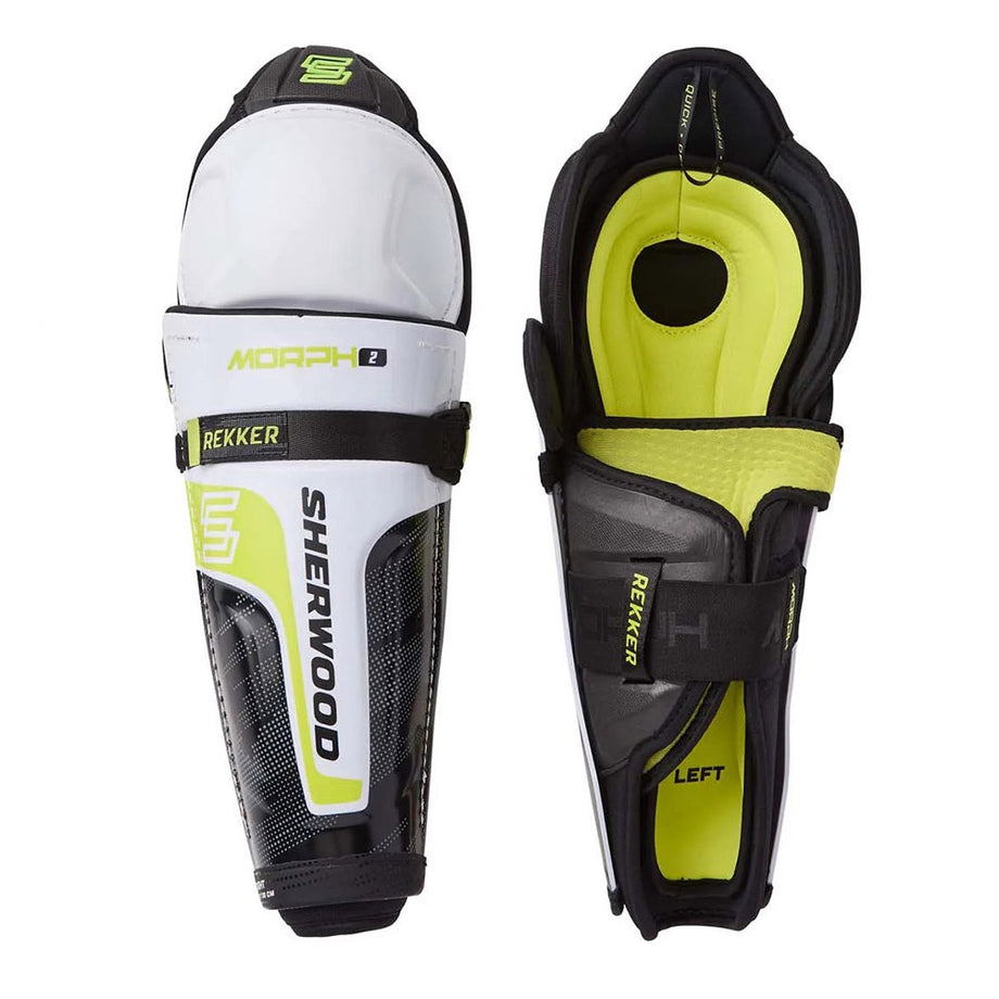 Sherwood REKKER Morph 2 Senior Ice Hockey Shin Guards – Discount