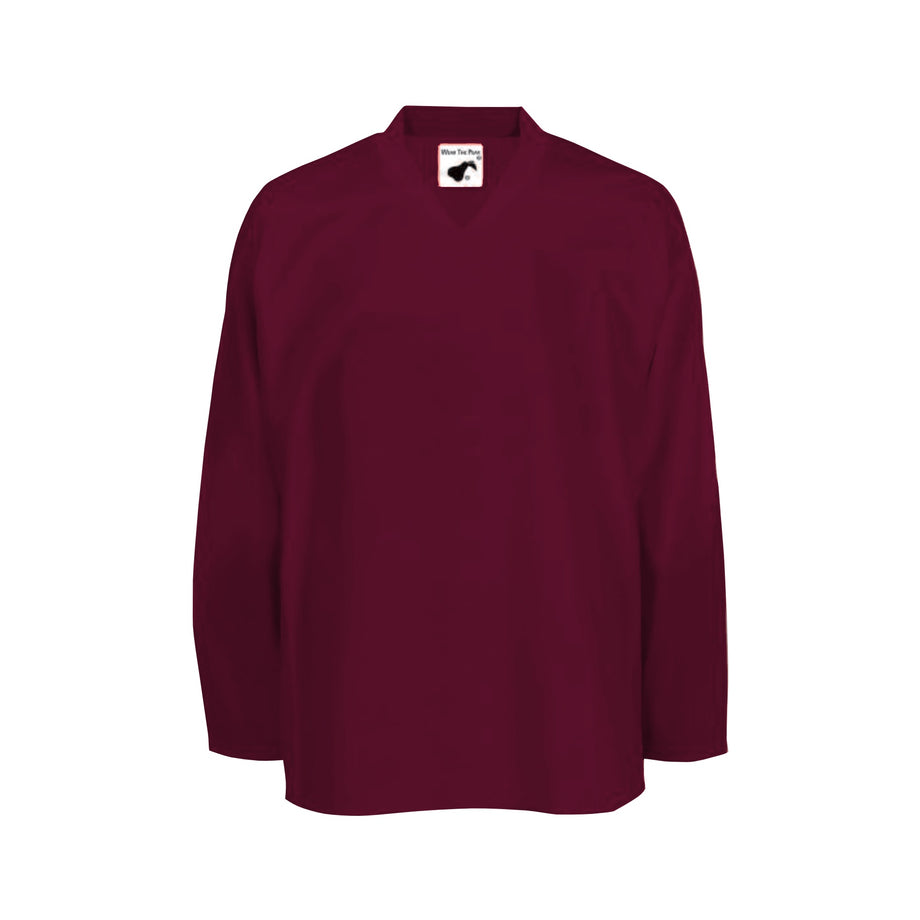 maroon hockey jersey