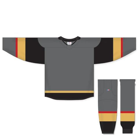 Athletic Knit (AK) H550BA-LAV625B Adult 2021 Las Vegas Golden Knights Third Gold Hockey Jersey XX-Large