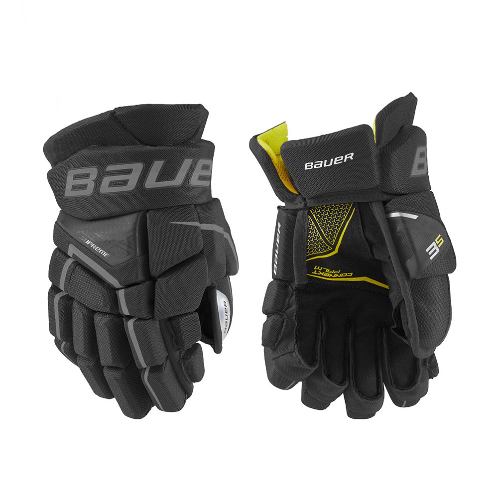 Bauer Supreme 3S Junior Ice Hockey Glove - Black
