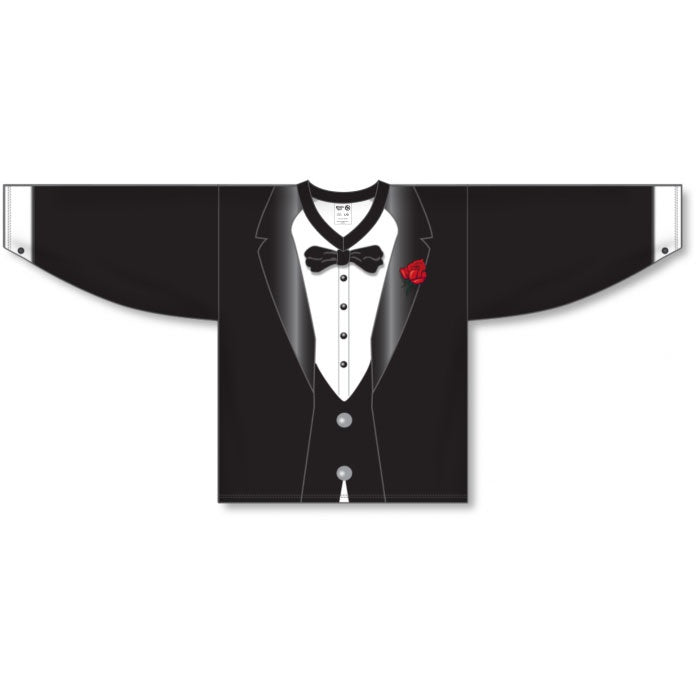 mosaico Seducir ventajoso Black Tuxedo Custom Jersey – Discount Hockey
