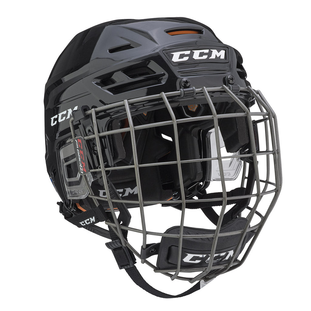 CCM Tacks 710 Senior Hockey Helmet w/ Cage - Black