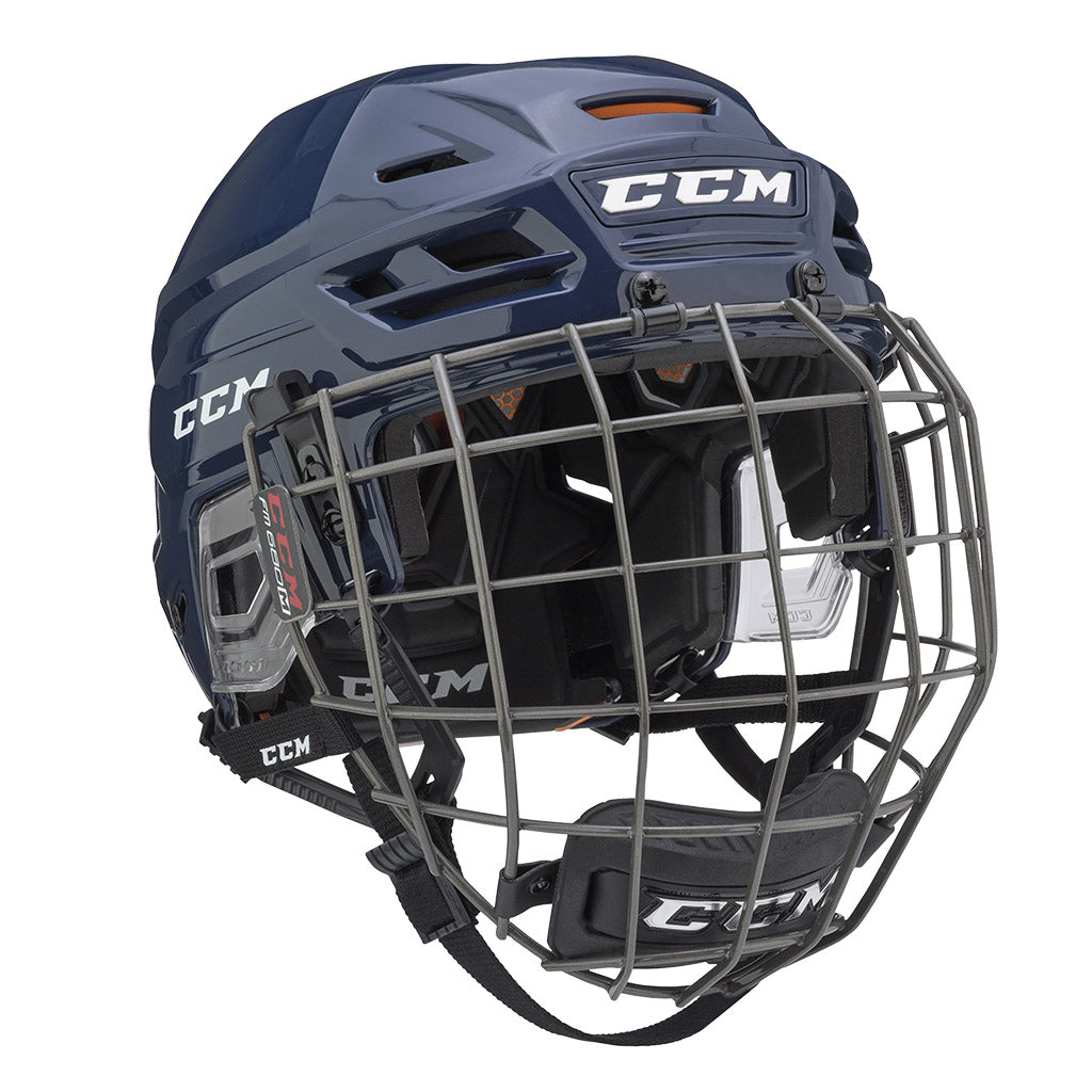 CCM Tacks 710 Senior Hockey Helmet w/ Cage - Black