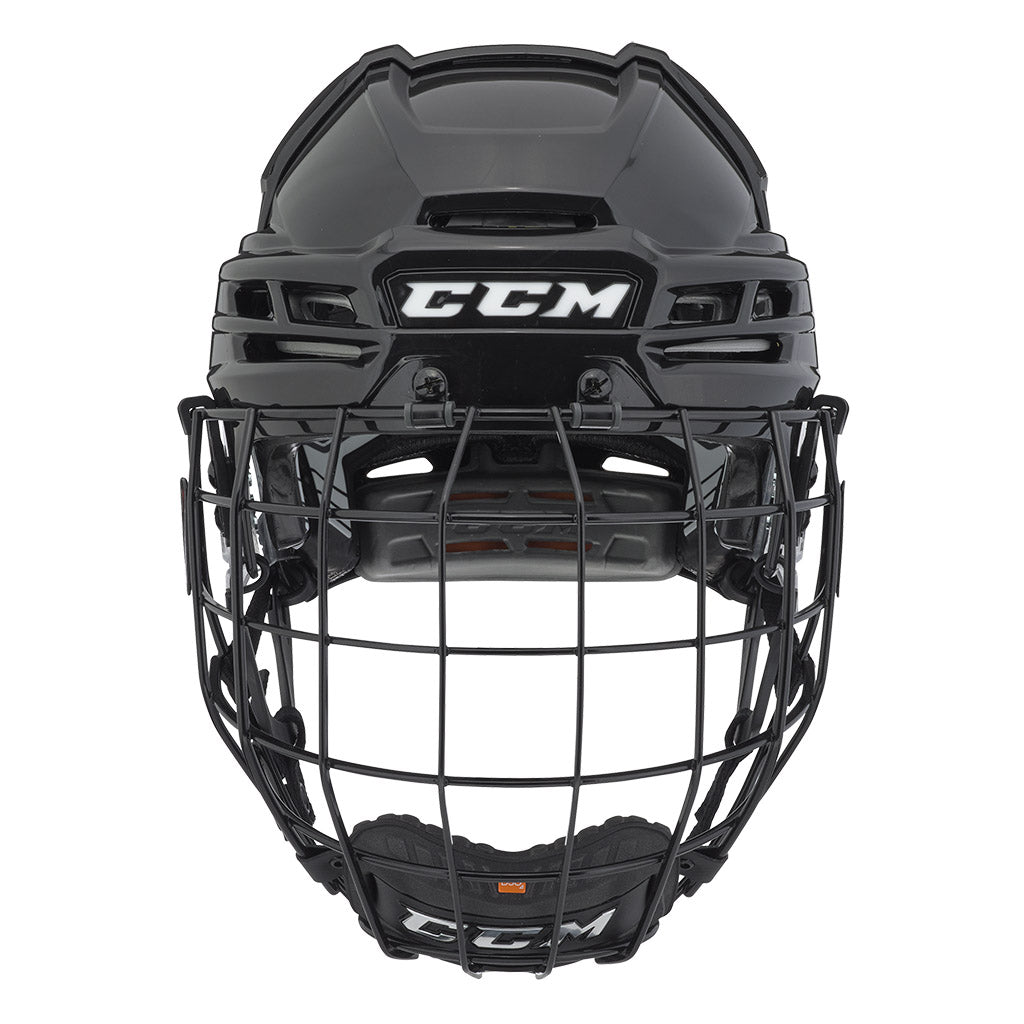 CCM Tacks 910 Hockey Helmet Combo - Black - SM