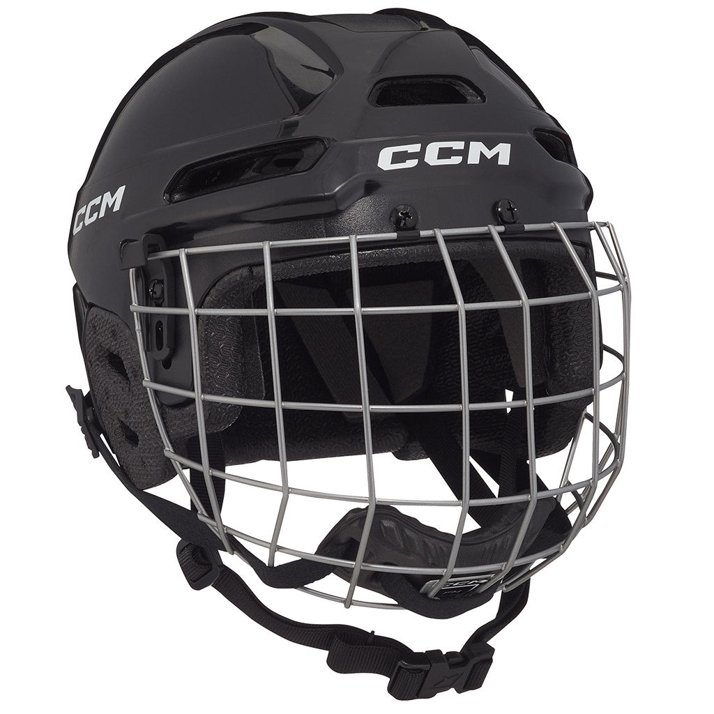 CCM Multi-Sport Youth Helmet with Facemask - Black