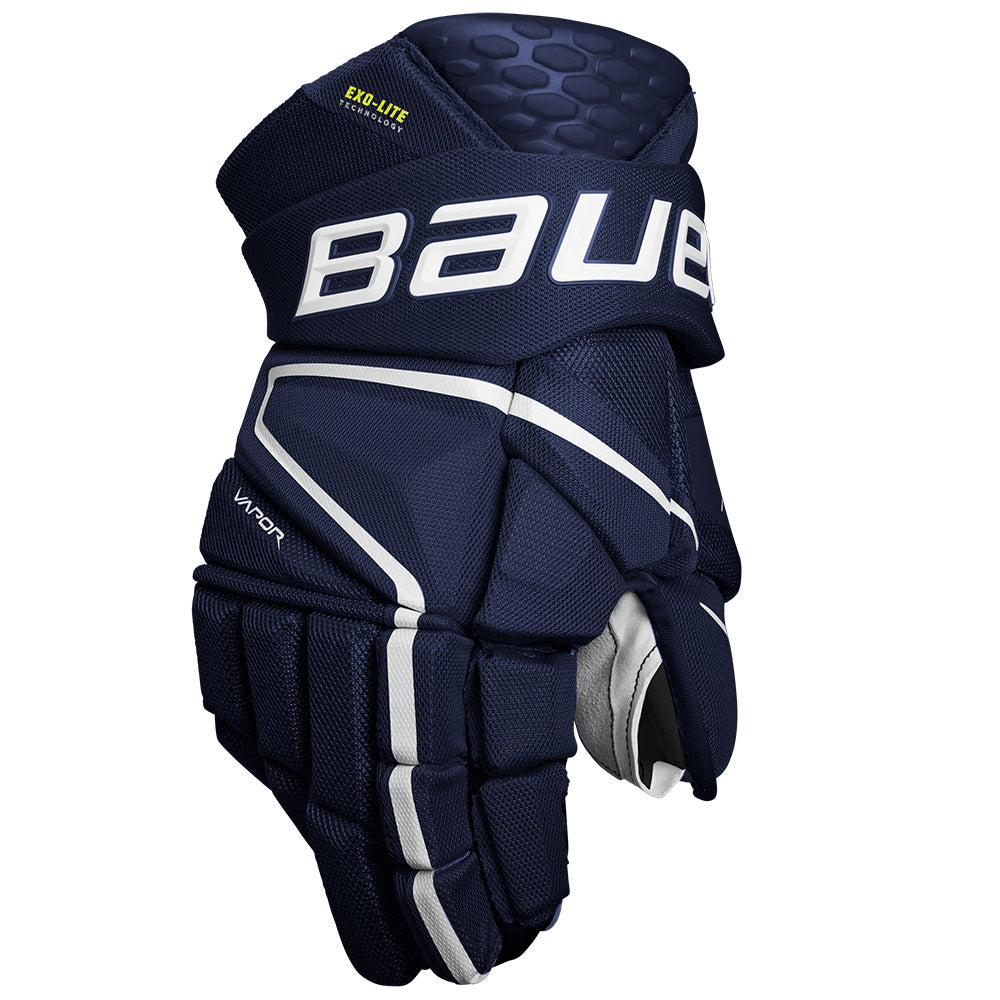 Bauer Vapor HyperLite Senior Ice Hockey Gloves - Navy
