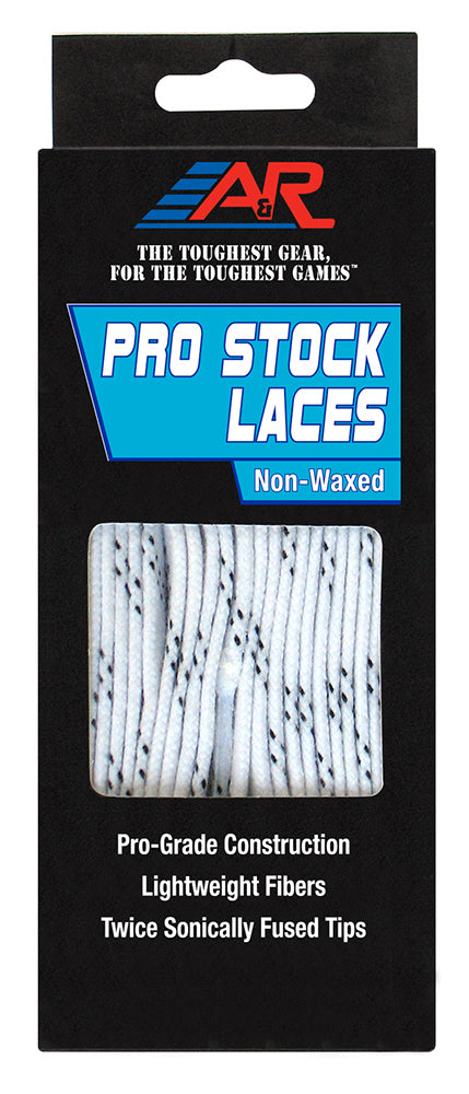 A&R Pro Stock Hockey Skate Laces White