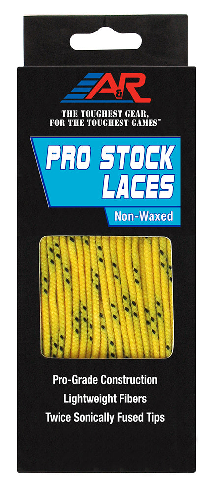 A&R Pro Stock Hockey Skate Laces Yellow