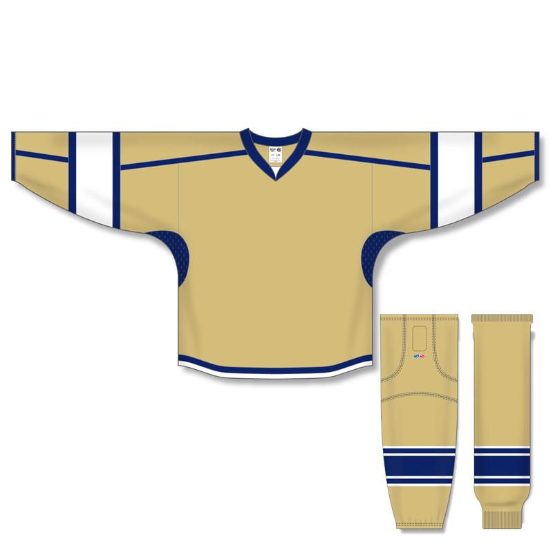 Athletic Knit Custom Vegas/White/Navy 7000 Jersey - Discount Hockey