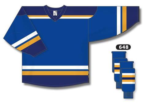 Custom Hockey Jerseys St Louis Blues Jersey Name and Number Blue